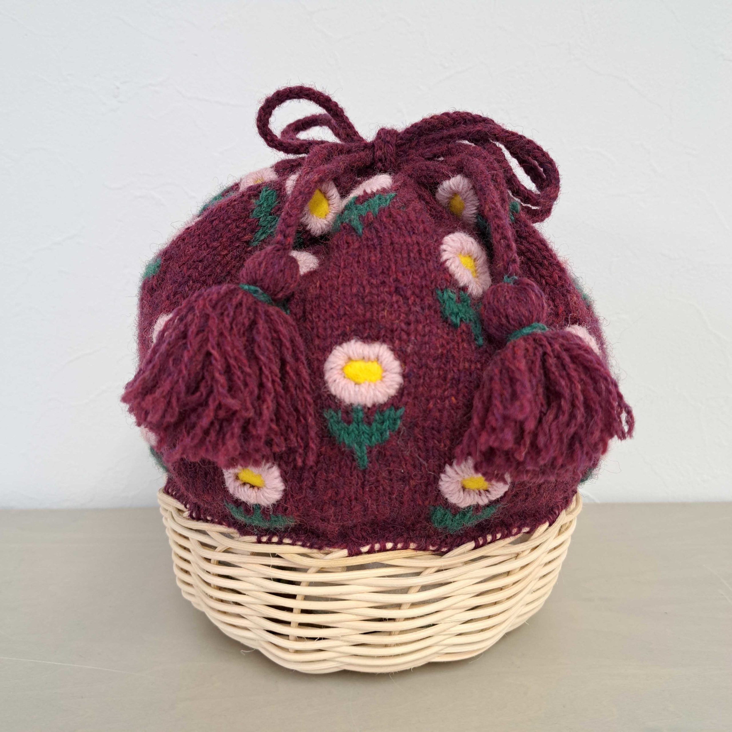 【BasketMoon×伊吹広子】 かごと編み地を編むバッグ（土曜午前クラス）